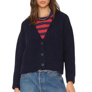 NEW XIRENA women's milli cardigan in navy blue